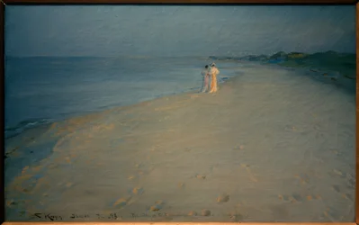 Noite de verão na Praia do Sul, Skagen