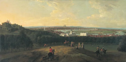 Londres de Greenwich Park, 1718.