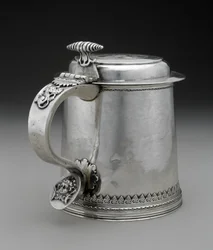 Tankard, c. 1710 (prata)