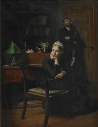 Cena de família em um interior, 1885