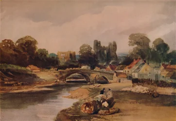 Uma vila em um rio, c1824, 1935