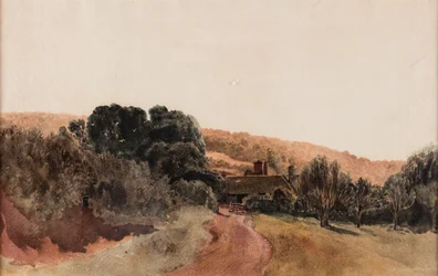 Paisagem, data desconhecida (aguarela sobre papel)