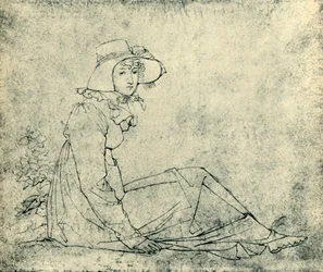 Retrato de Elizabeth Malß, c1811, 1943.