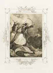 Christos Anagnostaras Do Álbum de Heroísmo Grego, ca 1835
