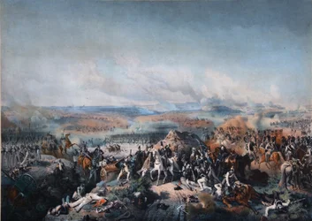A Batalha de Borodino em 26 de agosto de 1812, primeiro trimestre do século XIX.