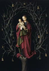 A Virgem da árvore seca, ca 1465