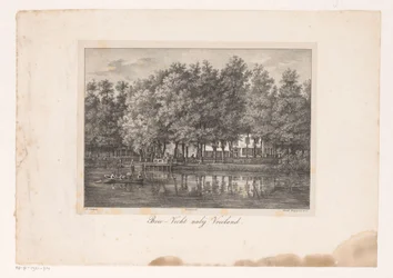 Vista da propriedade rural de Breevecht
Bree-Vecht perto de Vreeland (título sobre o objecto)
Gezigten aan de Rivier de Vecht (título da série)