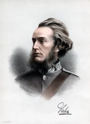 Francis Charteris, 10º Conde de Wemyss, político britânico do Whig, c1890.