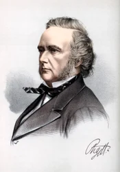 George Campbell, 8º duque de Argyll, político e escritor liberal escocês, c1890.