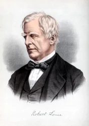 Robert Lowe, 1º visconde Sherbrooke, estadista britânico, c1890.