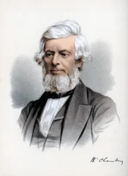 William Chambers de Glenormiston, editor e político escocês, c1890.