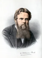 William Holman Hunt, pintor britânico, c1890.