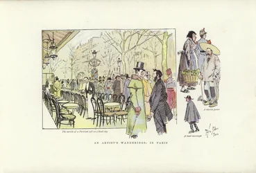 As andanças de um artista, em Paris