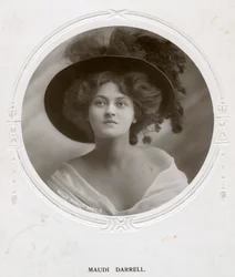 Maudi Darrell, atriz britânica, c1908.