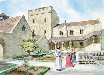 Castelo de Helmsley, North Yorkshire, século XIV c1990-2010