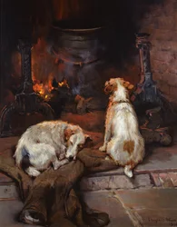 Junto à lareira, 1894