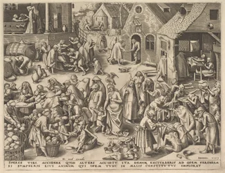 Caridade Charitas das virtudes, 1559.