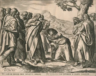 Cristo e a mulher de Canaã, c1577-1579.