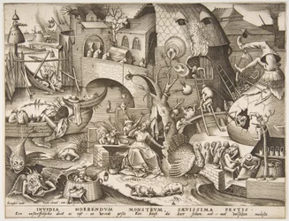Inveja Invidia de Os Sete Pecados Capitais, 1558.
