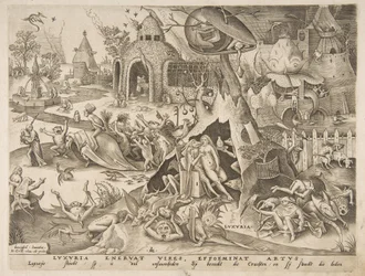 Luxúria Luxúria dos Sete Pecados Capitais, 1558.