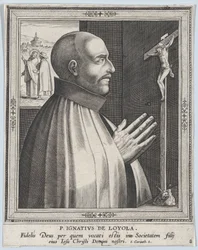 Santo Inácio de Loyola, da série Fundadores masculinos de ordens religiosas, antes de 1610.