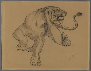 Tigre (contém giz de cera no papel)