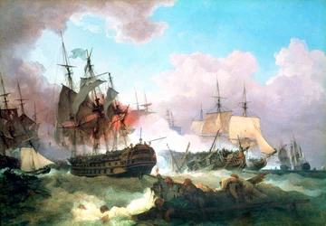 A Batalha de Camperdown, 1799