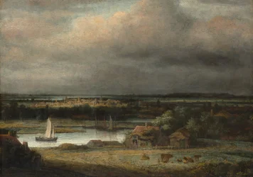 Ampla paisagem fluvial, ca. 1648-49.