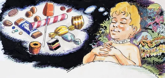 Sweet Dreams, ilustração de "The Water Babies" de Charles Kingsley