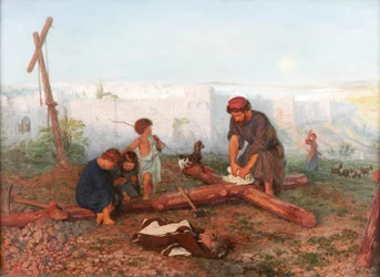Onde eles o crucificaram, 1862