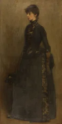 Lady in Grey: Sra. Montgomery (óleo sobre tela)