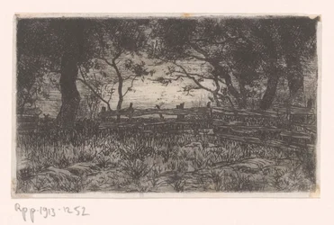 Prado com cerca e árvores
Kranenburg (título original)