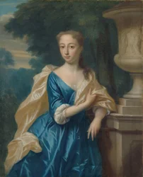 Justina Johanna Ramskrammer (1702-98), esposa de Isaac Parker