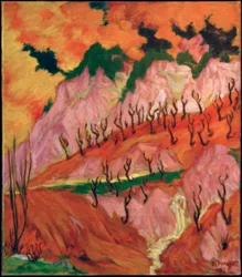 Foto de primavera na terra de Bündner, (primavera na terra de Bündner)