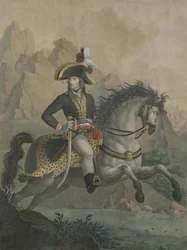 Bonaparte (1769-1821) 1er Consul, de uma pintura de Andrea Appiani (1754-1817) gravada por JJF Tafsaert