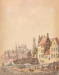 Bruges (aguarela sobre papel)