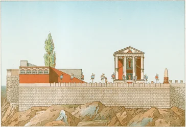 Templo de Cora, restaurado por Labrouste