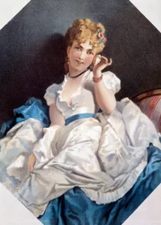 A Mulher no Litógrafo Shell de Philippe Jacques Linder (1835-?). Coleção Particular do Século XIX
