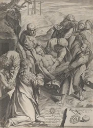 O sepultamento, 1589.