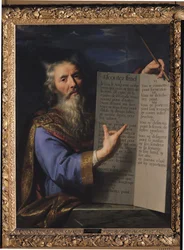 Moisés com as tábuas da lei, 1663
