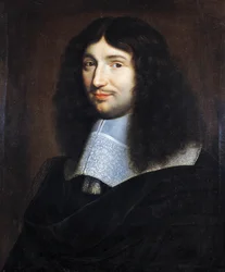 Retrato do homem, presumivelmente Jean Baptiste Colbert (1619-1683), pintado por Philippe de Champaigne (1602-1674)