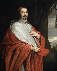 Retrato do Cardeal Jules Mazarin (óleo sobre tela