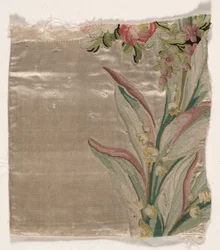 Fragmento de colcha, c. 1760-1770.