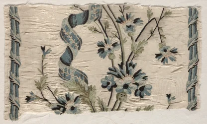 Dois pedaços de bordado, 1723-1774.