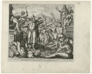 Destruição dos ídolos de Baal
Expiação e arrependimento no Antigo Testamento e Novo Testamento (título da série)
Typus Divinae indulgentiae atqz misericordiae, erga eos quibus ex toto corde transgressionum poeni tet et ad dnm deum se conver