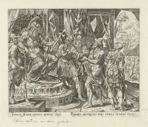 Achior para Holofernes História de Judit e Holofernes (título da série)