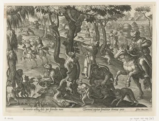 Apenjacht Jachttaferelen (título da série) Em que todo tipo de caça, caça e pesca (título da série)