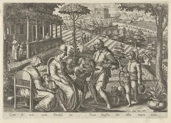 Caçar o papa-moscas
Cenas de caça (título da série)
Em quibus omne genus venationis, aucupij, piscatusque (título da série)