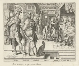 Jonadab aconselha Amnon
História de Tamar e Amnon (título da série)