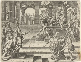 O rei Josias ordena matar os sacerdotes dos templos em Samaria - História do rei Josias (título da série)